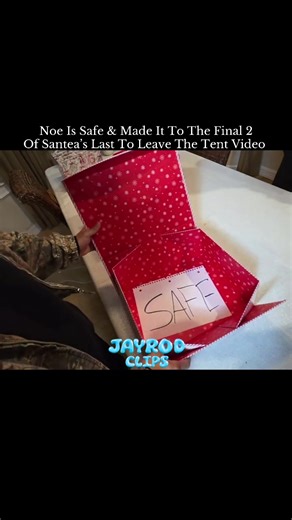 @theresnoee made it to the fina 2 of @Santea last to leave the tent video. #theresnoee #santea #losboyz #fypシ #fyp