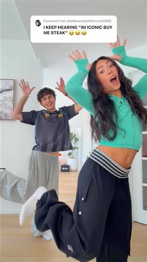 ICONIC KATSEYE DANCE WITH MY BF 🤭🥰 | Cadel and Mia #dance #shorts