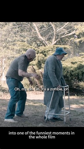 The Slowest Escape Somehow Became the Most Stressful One Yet 🧟‍♂️👴 #shorts #movie