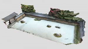 Ryoanji Zen Garden recalculated - 3D model by Koto3D Stephane Vogley (@sayavog)