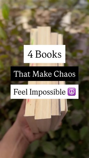4 books that make chaos feel impossible #mindset #booktok