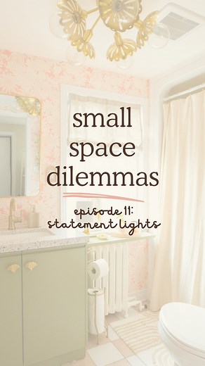 alexandra gater | do you hate boob lights as much as I do? Is your ceiling too low to have a pendant or chandelier? This weekend episode of Small Space... | Instagram