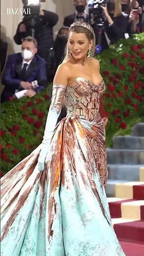 Viral Met Gala moments: Blake Lively's Versace dress transformation in 2022 | Bazaar UK