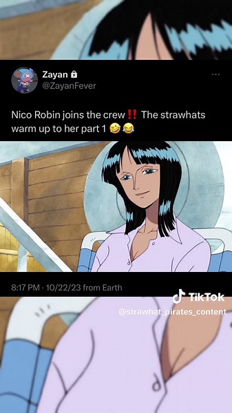 Luffy Welcomes Robin to His Pirate Crew