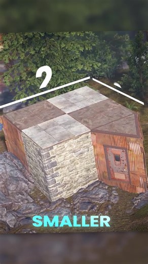 My NEW 2x1 base for 150 ROCKETS - rust base design #rust #bunker #rustgame #rustbase #hiddenjoint