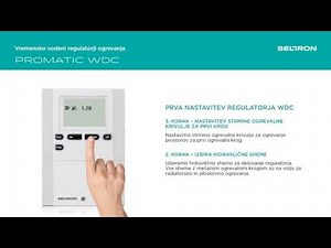 Seltron Promatic WDC regulator ogrevanja - prva nastavitev