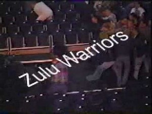 Birmingham City Zulu Warriors - N.E.C. fight in stadium
