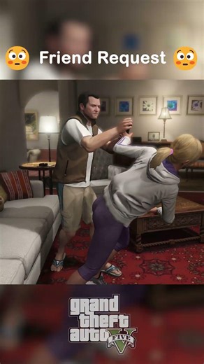 GTA 5 😂 Michael Takes the Remote from Tracy | Funny Family Moment | #Shorts