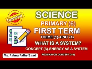 P6-science - unit 1-concept 3-Self Assessment