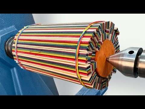 Woodturning Super Bright Plywood Awesome Results 