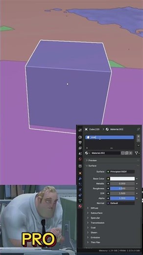 Daily tips and trick clay render override #blender#3D #outdoors #tutorial #anime
