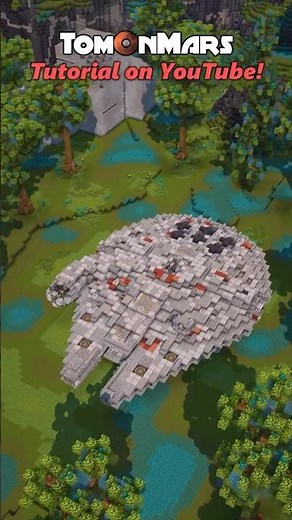 TUTORIAL! Star Wars in Minecraft | Millennium Falcon full interior #minecraft #starwars