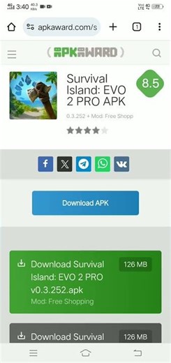 new mod apk for survival island evolve pro 2