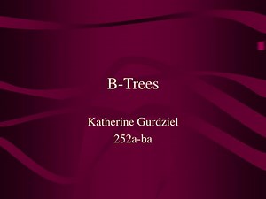 B-Trees - SlideServe