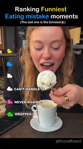 Ranking Funniest Eating Mistake Moments 😂🍔 #shorts #funny #fails