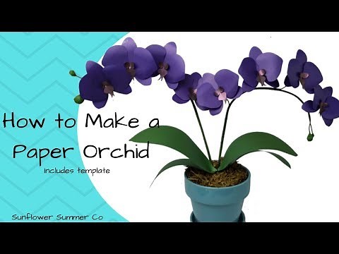 How to Make a Paper Orchid