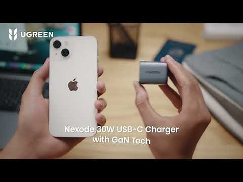 UGREEN 30W USB-C Charger | Nexode Mini GaN Wall Charger