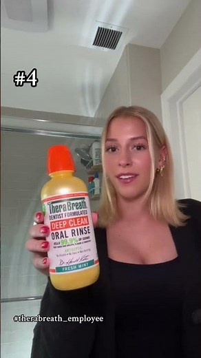 Here are 5 things you NEED to know about TheraBreath Deep Clean Oral Rinse🌟