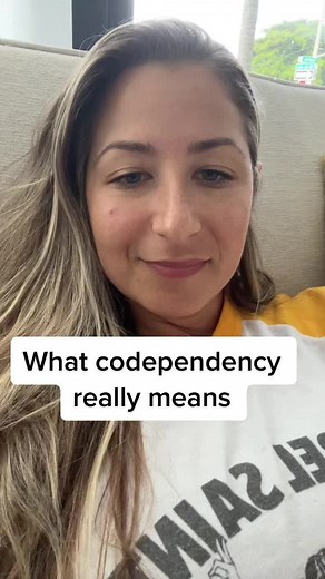 What codependency really means: issues with self-esteem, issues with boundaries, difficulties owning our reality and our truth, difficulties meeting our own needs, and difficulties with moderation. #codependency #codependencyrecovery #healingtrauma #boundaries #selfesteem #therapy