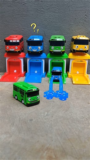 Satisfying With Unboxing & Review Tayo the Little Bus, Rogi Bus, Tayo Garage, Toys #toys #tayo #bus