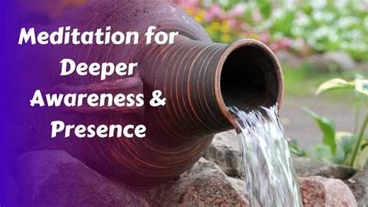 Meditation for Deeper Awareness & Presence - Mindful Moments for Busy People | Meditation & Pranayama - YRS Self Care Circle