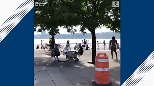 Flyover passes over New York City on July 4th