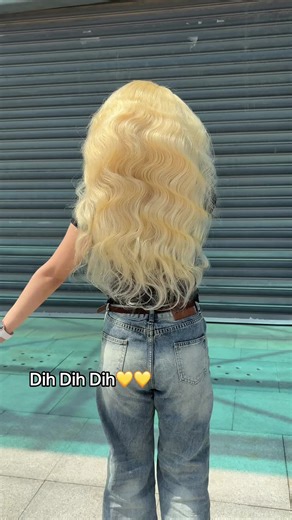 Dih💛💛💛#humanhair #colorwig #613hair #bodywavewigs #dance | Human Hair Wig