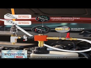 VEVOR Coolant Pressure Tester Kit 28Pcs Radiator Vacuum Refill Kit with 4