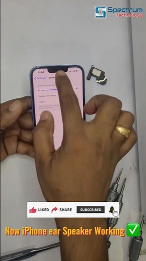 iPhone 13 Ear Speaker Replacement at Spectrum Technology | Saheed Nagar, Bhubaneswar.