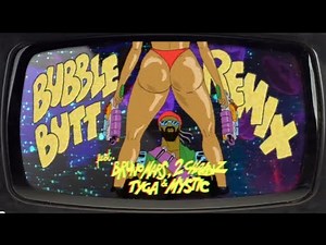 Bubble Butt Remix (feat. Bruno Mars, 2 Chainz, Tyga & Mystic) - OFFICIAL LYRIC VIDEO HQ