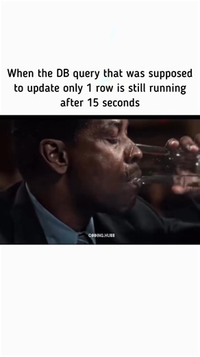 Coding Hubb on Instagram: "Scary Scene 😱 . . . . . #database #query #coder #meme #codinghubb"