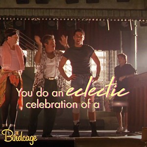 Who else remembers this classic scene? Kick off #PrideMonth by watching #TheBirdcage! http://apple.co/2kQIleh | The Birdcage
