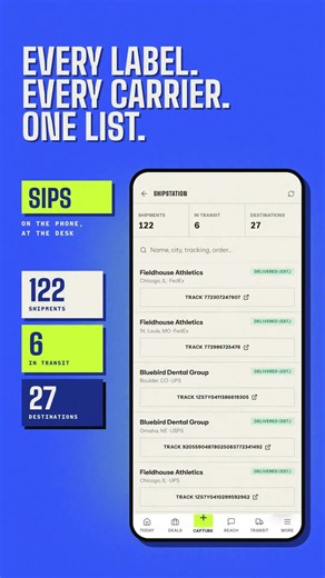 SIPS Shipping Desk: every carrier, one screen