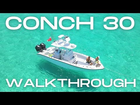 ONE of the BEST Midsize Center Console Fishing Boats? My CONCH 30 Walkthrough