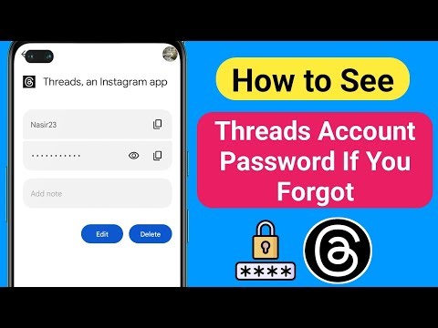 How to See Threads Account Password If You Forgot it (2023) | How to See Threads Account Password