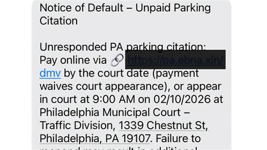 Philadelphia court officials issue warning over text message scam