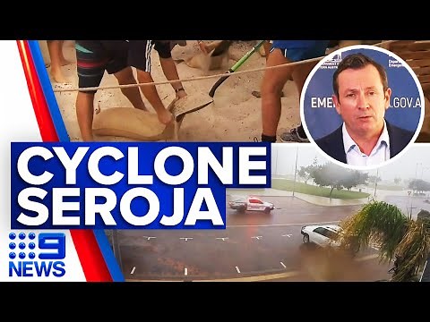 WA cyclone declared code red situation | 9 News Australia