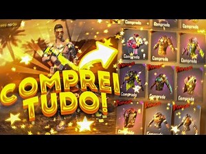 COMPREI TODA A LOJA NO SERVIDOR PRIVADO DO FREE FIRE! *top*