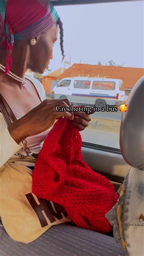 Crocheting on a Bus: Reactions and Tips