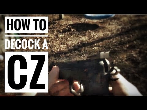 3 methods for decocking a CZ / Tanfoglio pistol with a manual safety