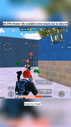 60 FPS Power against a 90 FPS Player! ⚡ PUBG Mobile