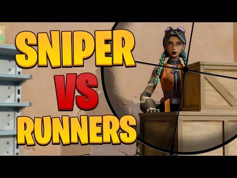 SNIPER VS RUNNER FORTNITE MAP TRAILER - ALL SECRETS LOCATIONS
