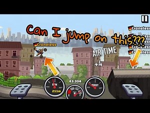 Hill Climb Racing 2 Can I jump on the roof???