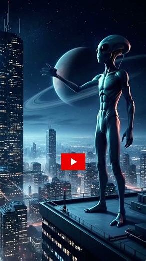 Alien Watching Humans from a Skyscraper 👽🏙️ #shorts #aliens #funny