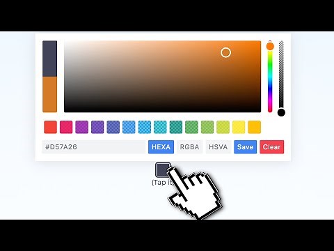 How To Add a Color Picker to your Website using Pickr Javascript Library