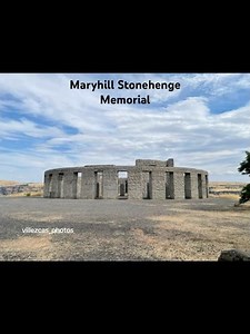 Maryhill Stonehenge Memorial. Replica of England Stonehenge.