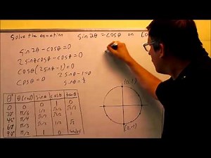 Solving Trig Equations With Double Angles: Ex 12