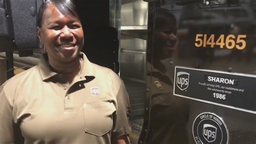 Dedicated UPS driver celebrates 33 accident-free years, given 'Circle of Honor' award