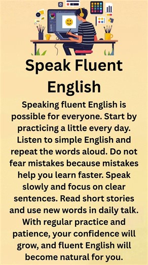 Speak Fluent English || Improve Your English || Learn English || Listen And Practice #english