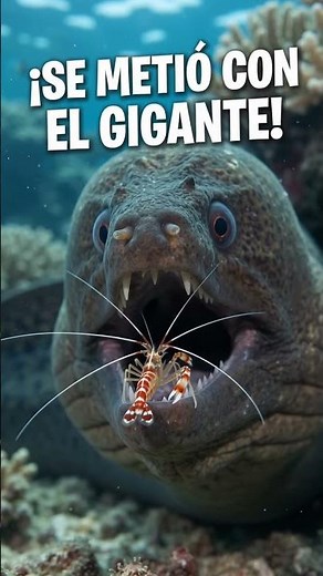 🦐 El Camarón que Parece Estar Buscando Problemas #curiosidades #oceanografia #sabiasque